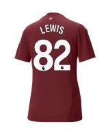 Manchester City Rico Lewis #82 Tredjedrakt Dame 2024-25 Korte ermer